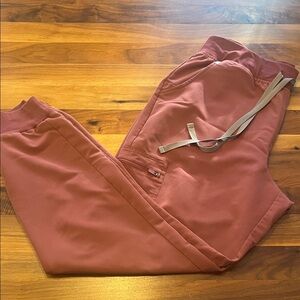 Figs Zamora Joggers- Dark Cherry